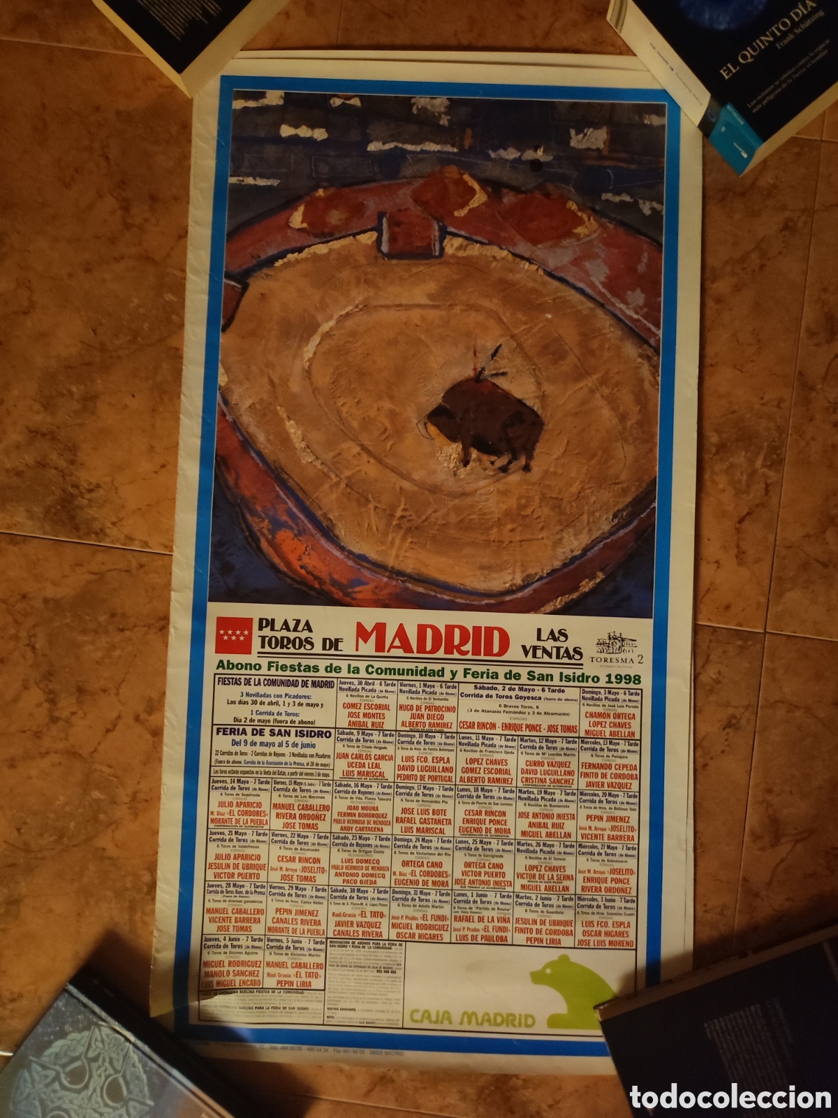 Carteles toros: Cartel san isidro 1998 - Foto 1