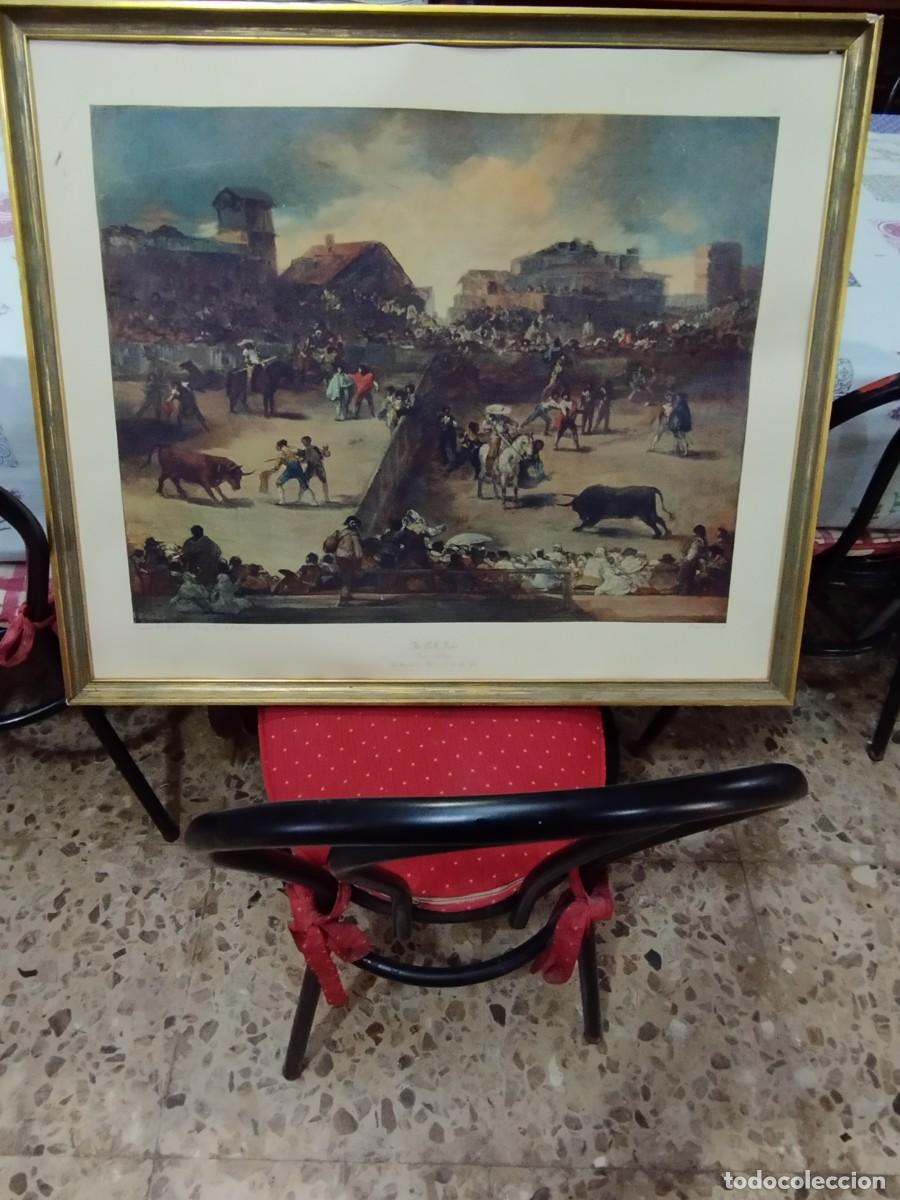 Carteles toros: Lamina de Goya, de toros - Foto 1