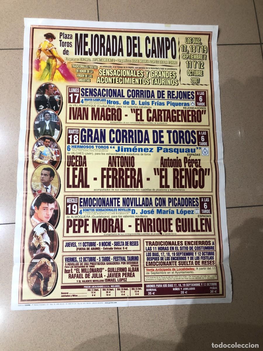 Carteles toros: RT- PLAZA DE TOROS DE MEJORADA DEL CAMPO 2.007 - Foto 1
