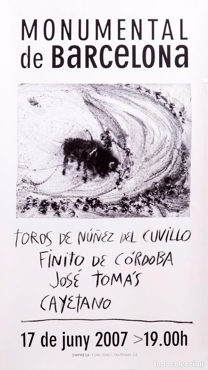Carteles toros: BARCEL&Oacute; - TOROS - 2007 - JOS&Eacute; TOM&Aacute;S - Foto 1
