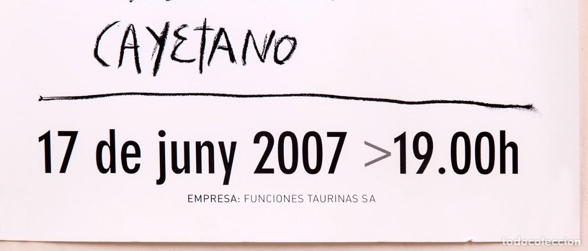 Carteles toros: BARCEL&Oacute; - TOROS - 2007 - JOS&Eacute; TOM&Aacute;S - Foto 5