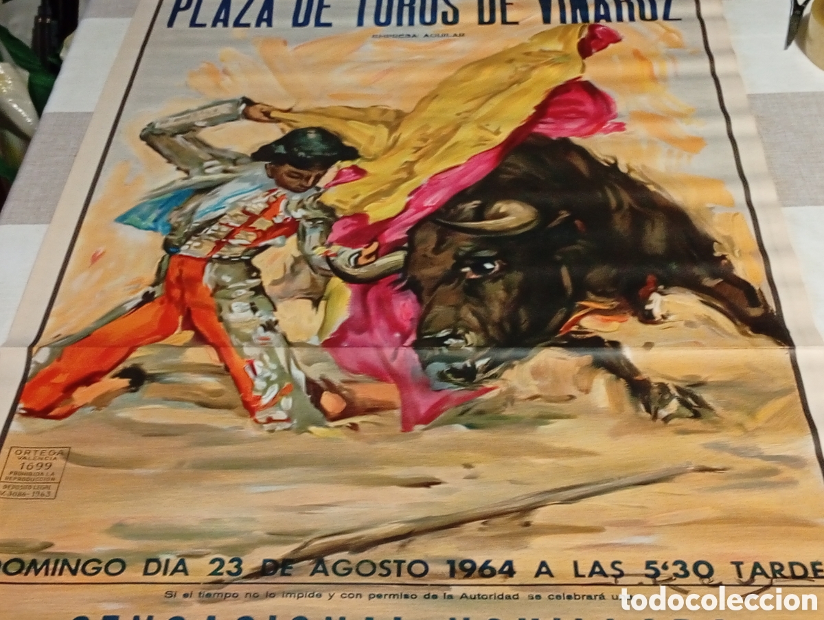 Carteles toros: Cartel de Toros Plaza de Toros de Vinaroz 1964 - Foto 3