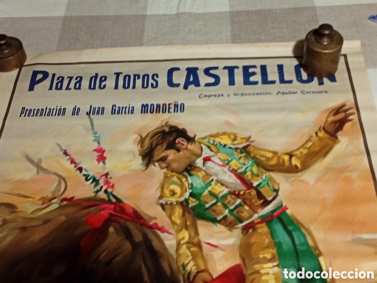 Carteles toros: Cartel de Toros en Castell&oacute;n 1966 - Foto 2