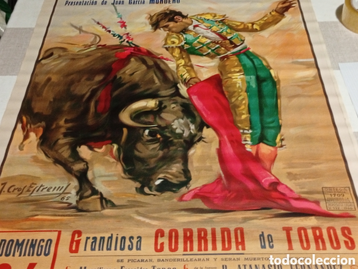 Carteles toros: Cartel de Toros en Castell&oacute;n 1966 - Foto 3