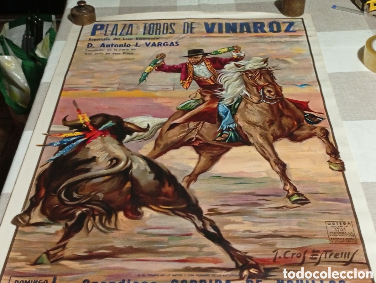 Carteles toros: Cartel de Toros en Vinaroz 1973 - Foto 3