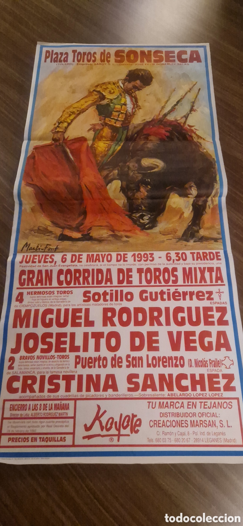 Carteles toros: Gran cartel de toros - Foto 1