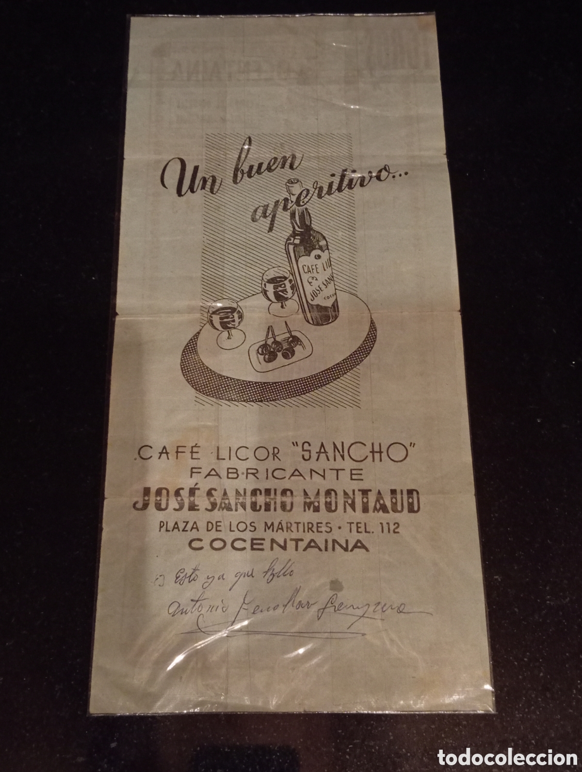 Carteles toros: CARTEL TOROS COCENTAINA 1955 - Foto 2
