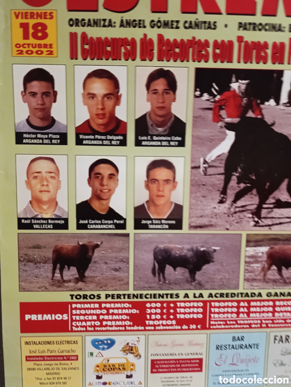 Carteles toros: evento taurino de 2002. - Foto 2