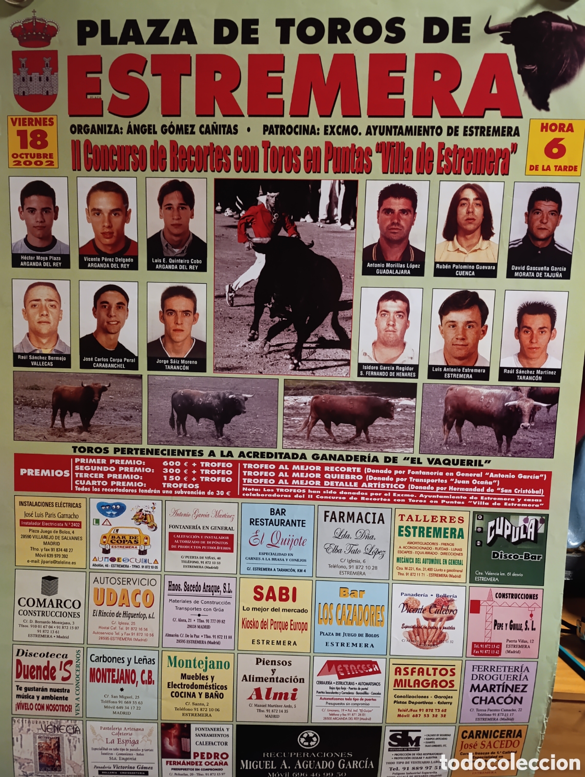 Carteles toros: evento taurino de 2002. - Foto 1
