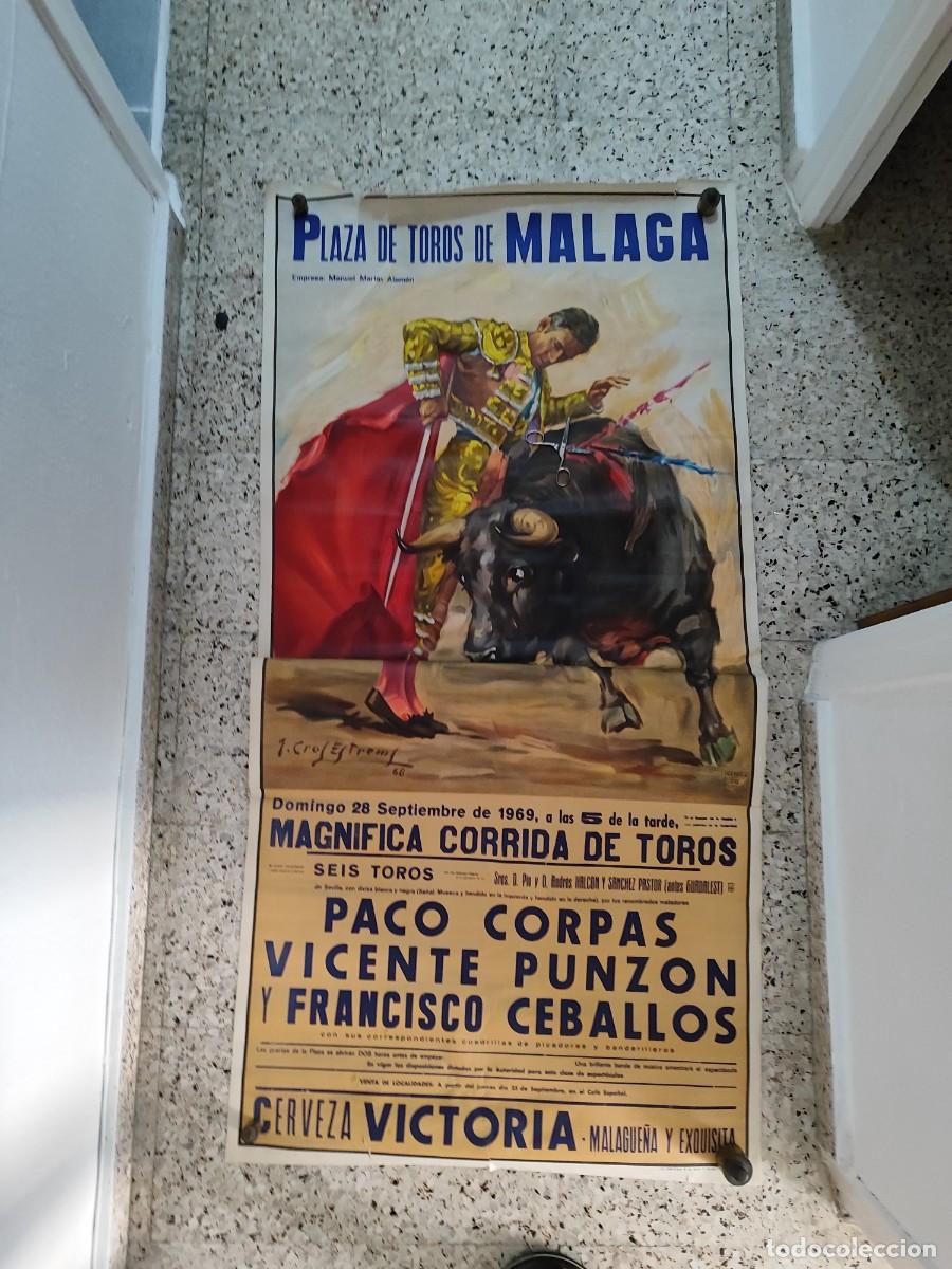 Carteles toros: Cartel Toros M&aacute;laga 1969 - Foto 1