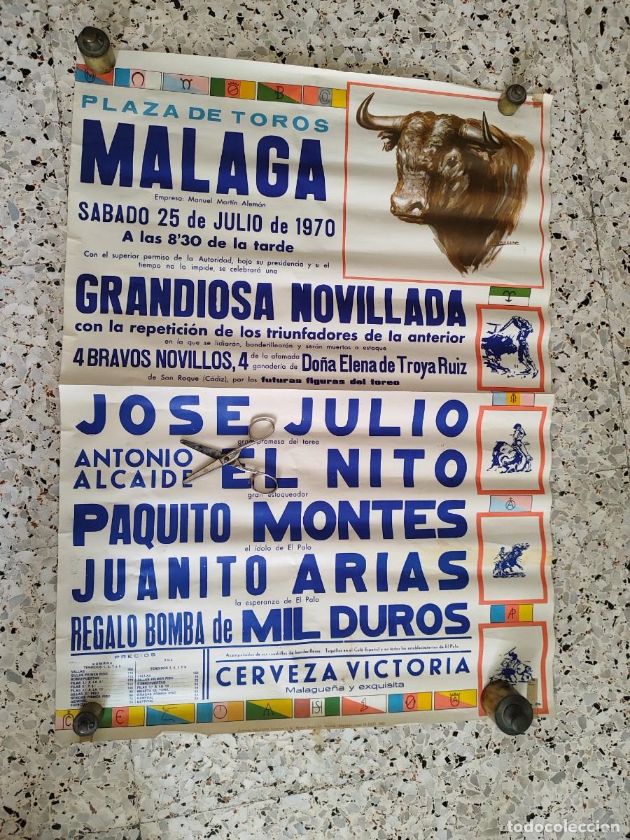 Carteles toros: Cartel de Toros M&aacute;laga 1970 - Foto 1
