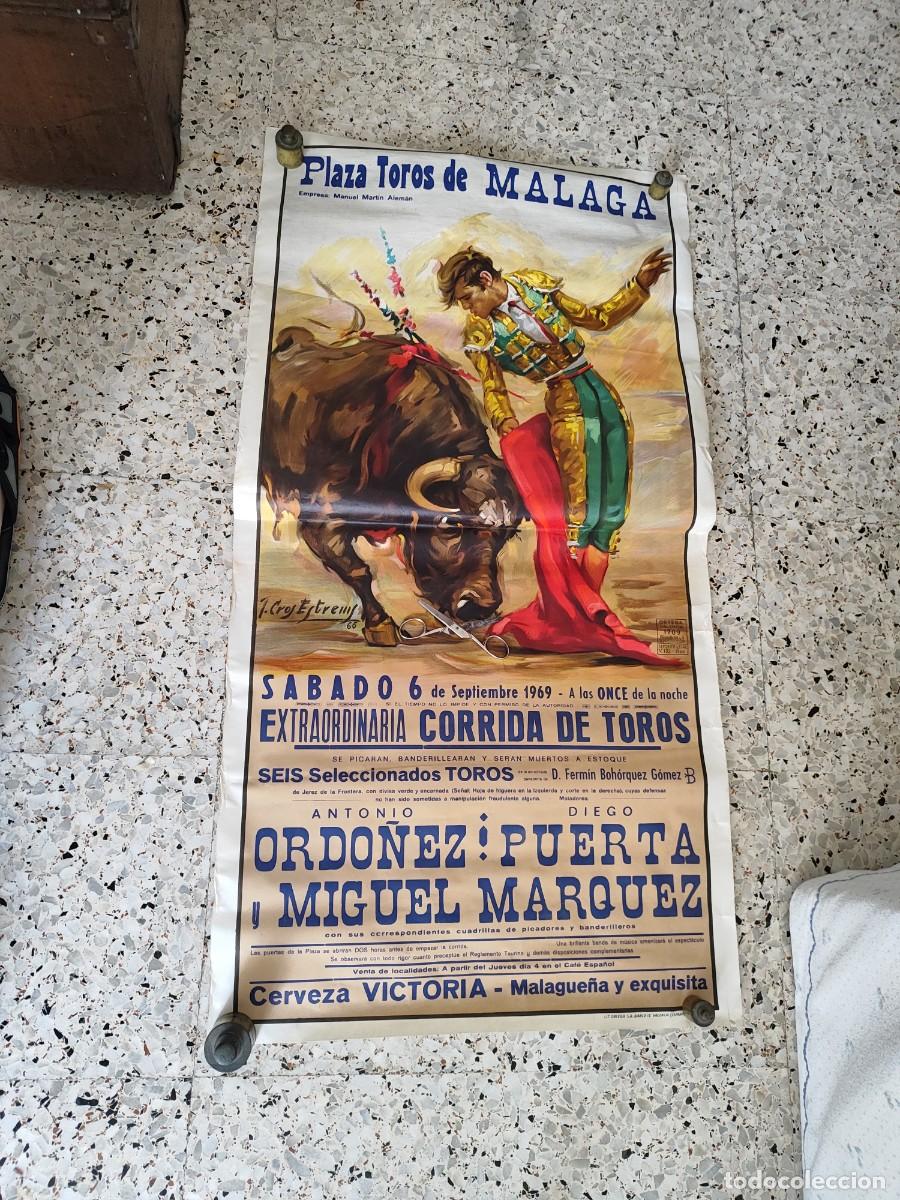 Carteles toros: Cartel Toros M&aacute;laga 1969 - Foto 1