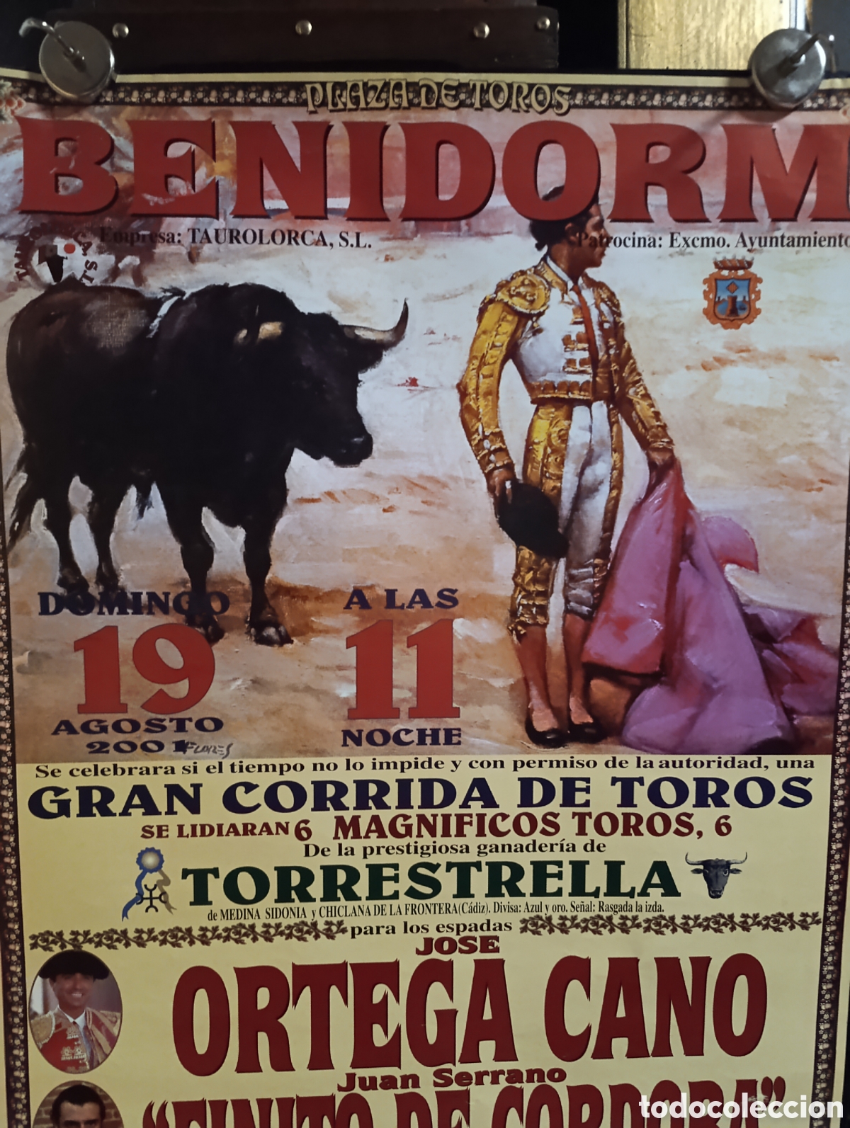 Carteles toros: corrida de toros en la Plaza de Toros de Benidorm. - Foto 2