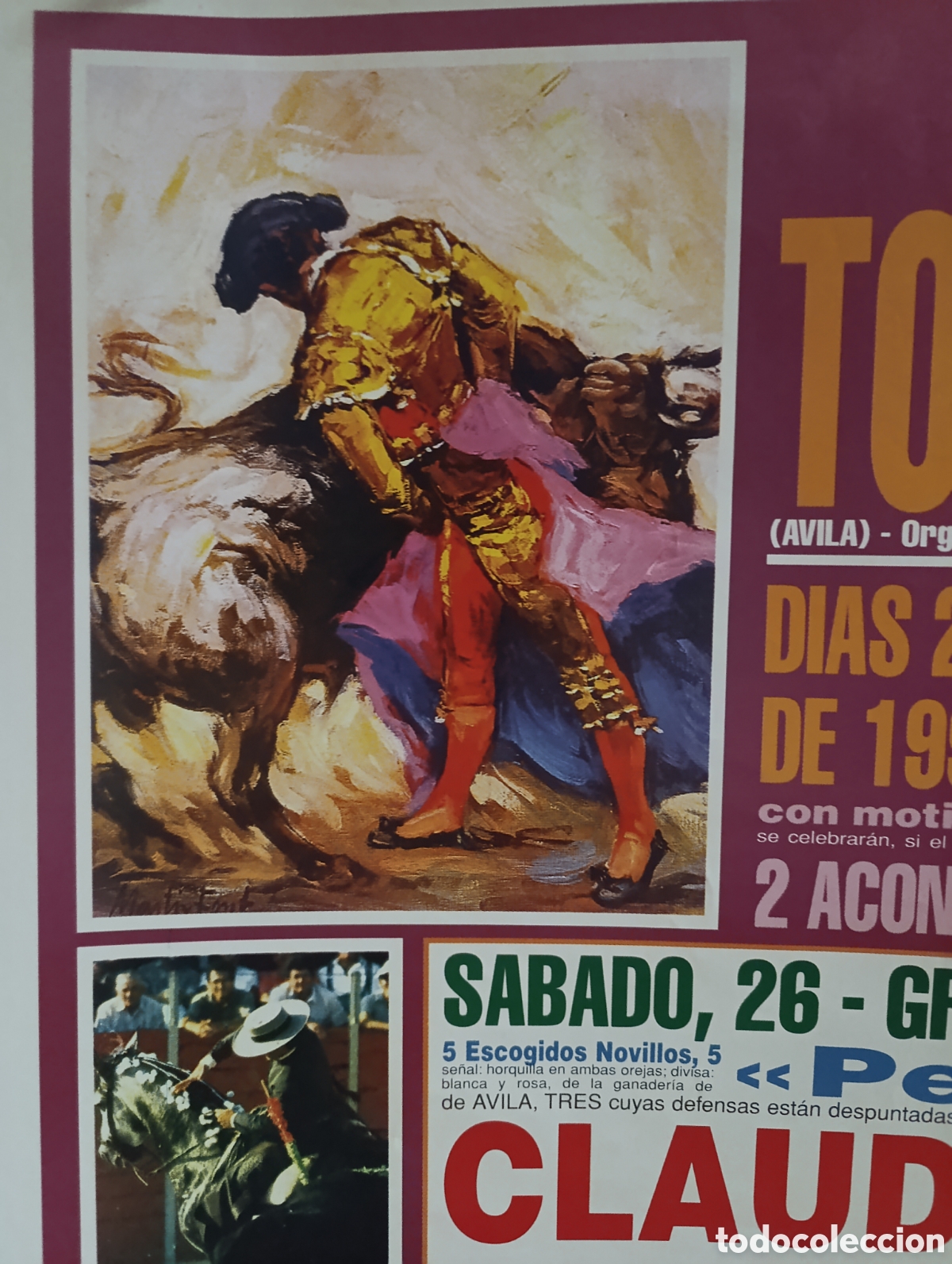 Carteles toros: Plaza de Toros de Tornadizos (&Aacute;vila) - Foto 2