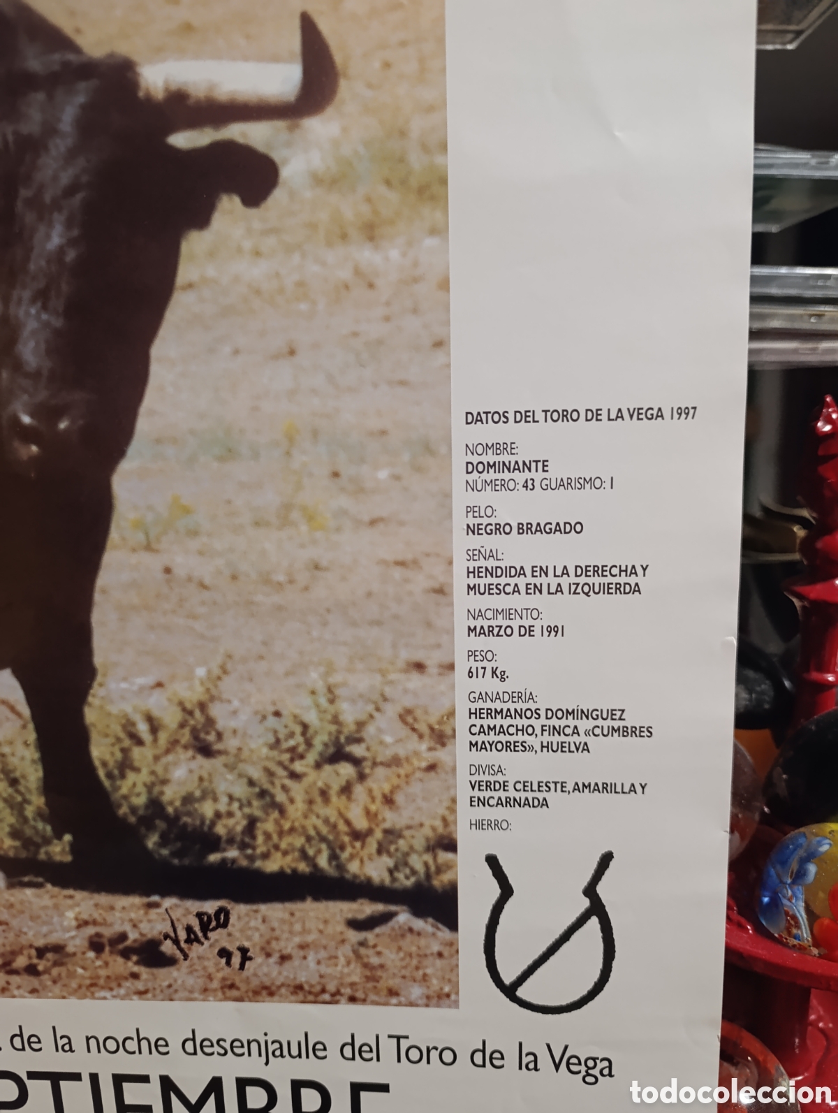 Carteles toros: Toro de la Vega 1997 - Foto 3