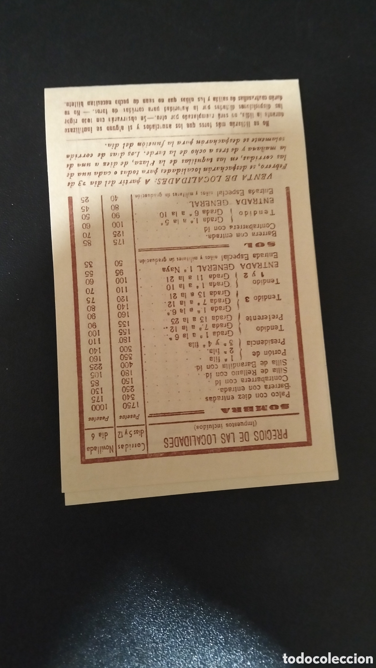Carteles toros: PROGRAMA DE MANO - PLAZA DE TOROS CASTELLON - 1961 - Foto 2