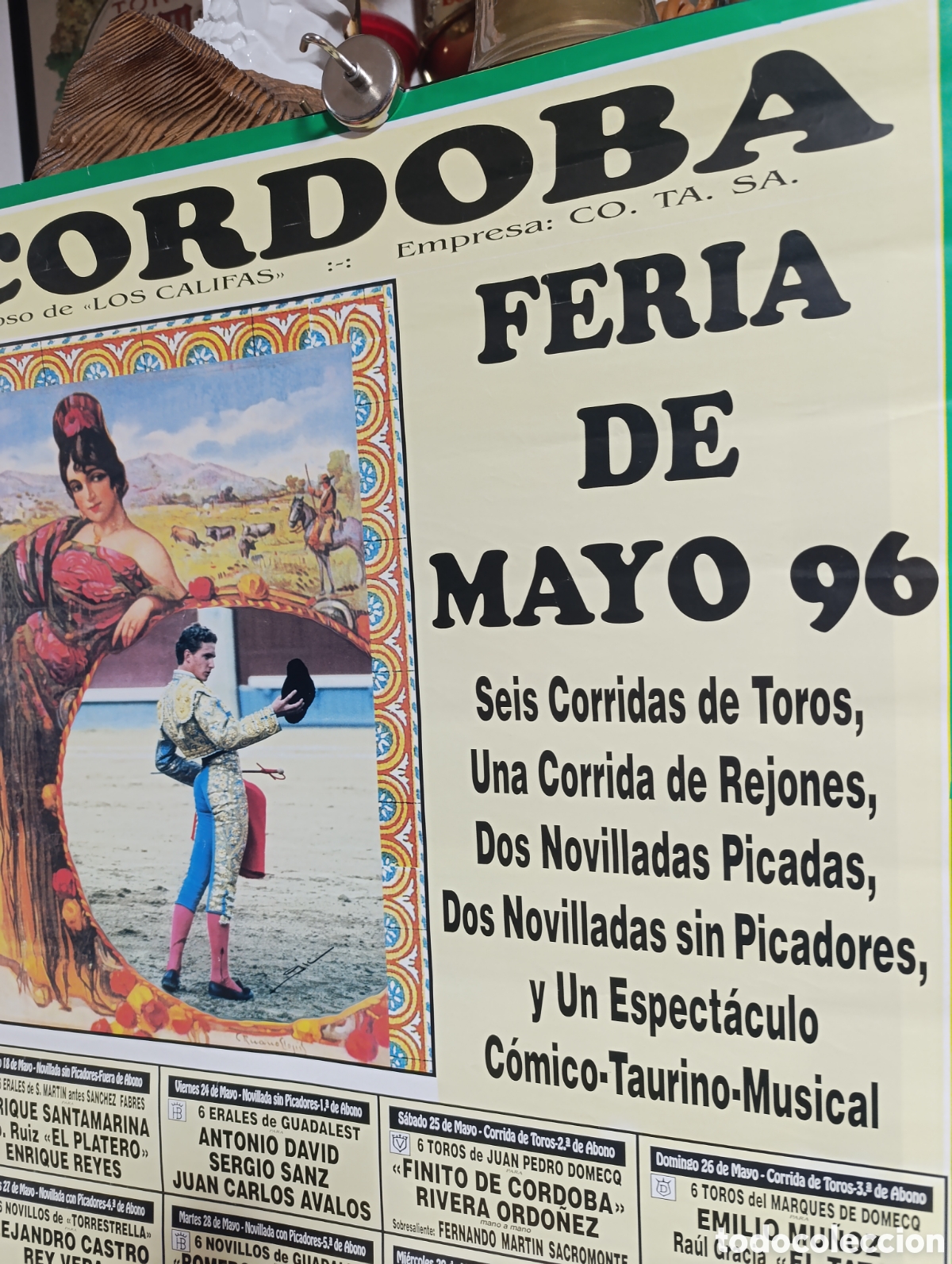 Carteles toros: Feria de Mayo de 1996 en C&oacute;rdoba - Foto 3