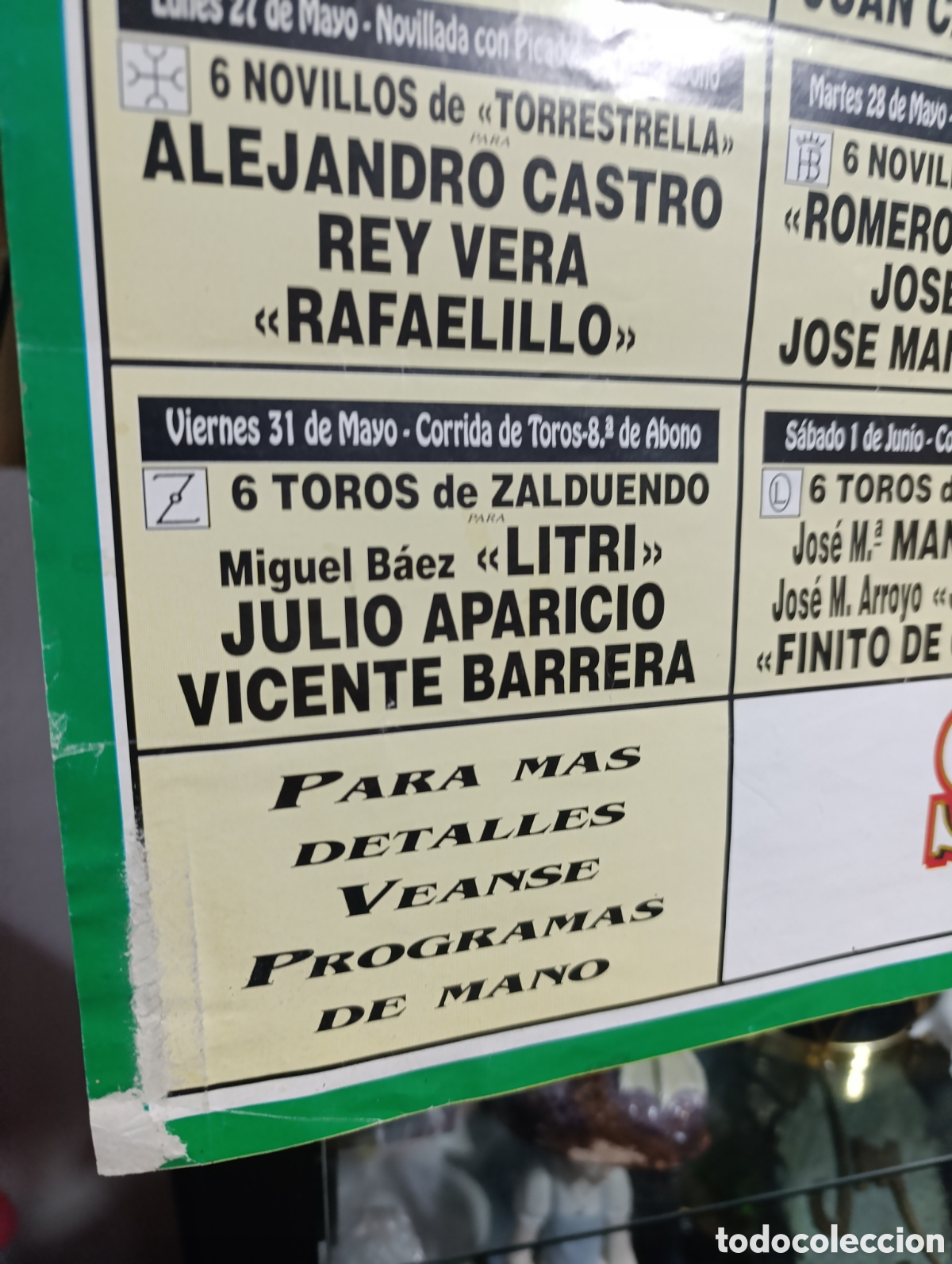 Carteles toros: Feria de Mayo de 1996 en C&oacute;rdoba - Foto 5