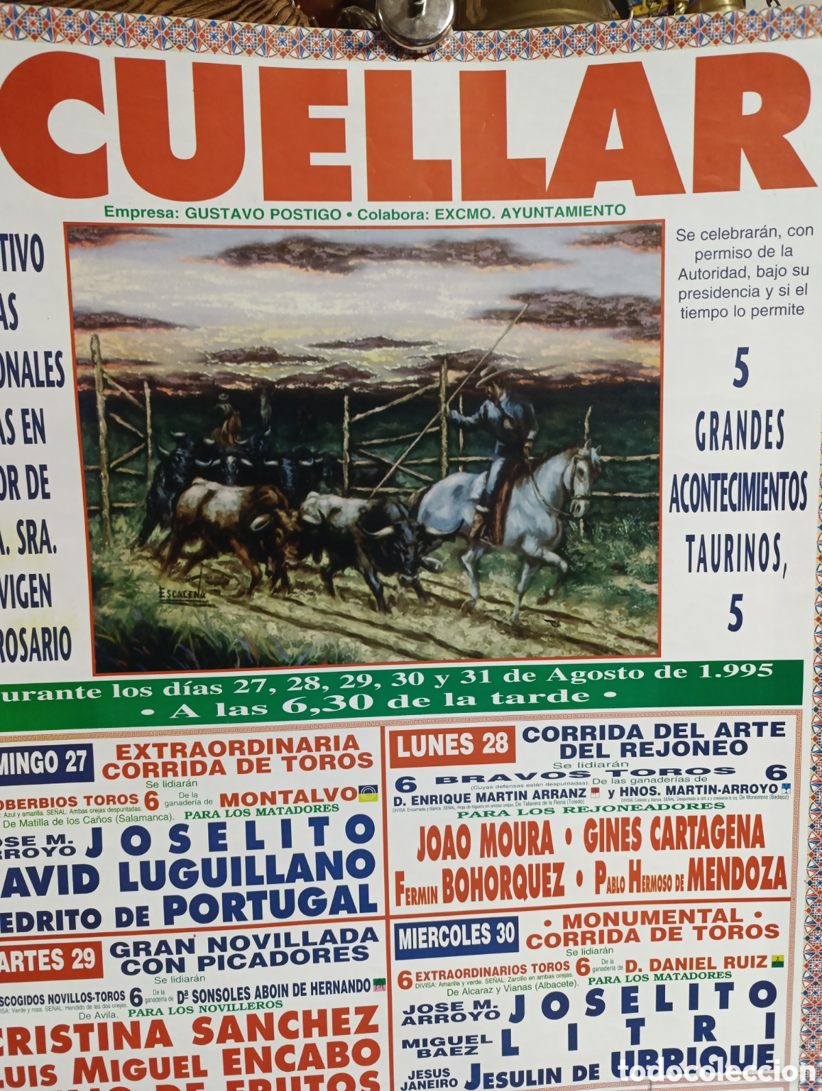 Carteles toros: Plaza de Toros de Cu&eacute;llar (Segovia) - Foto 2