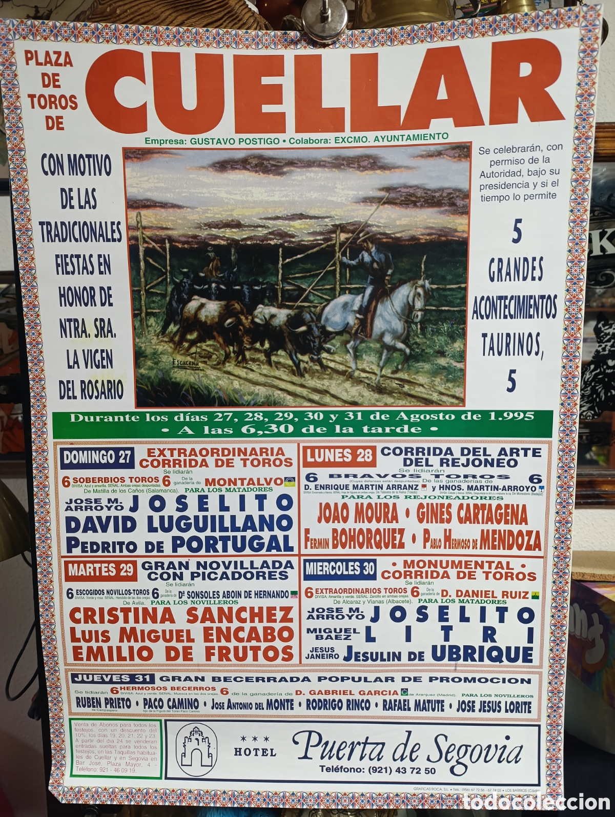 Carteles toros: Plaza de Toros de Cu&eacute;llar (Segovia) - Foto 1