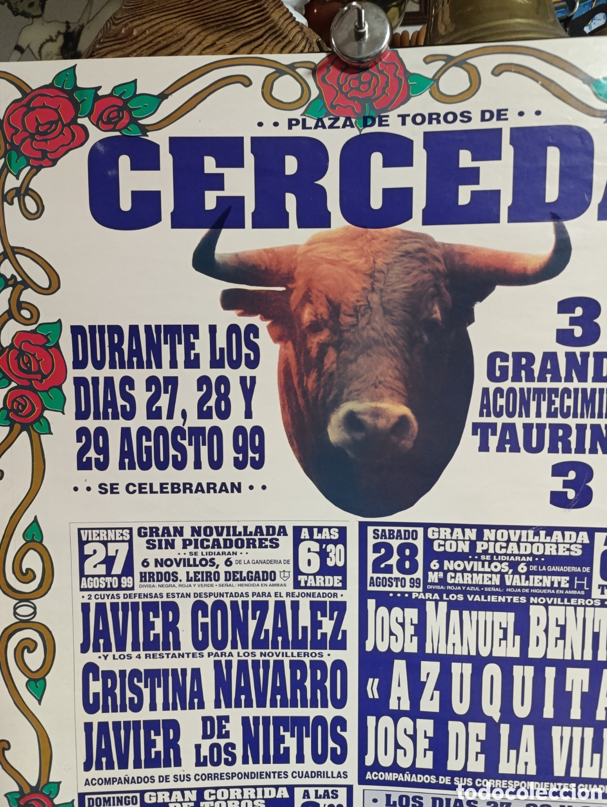 Carteles toros: Plaza de Toros de Cerceda (Madrid) - Foto 2