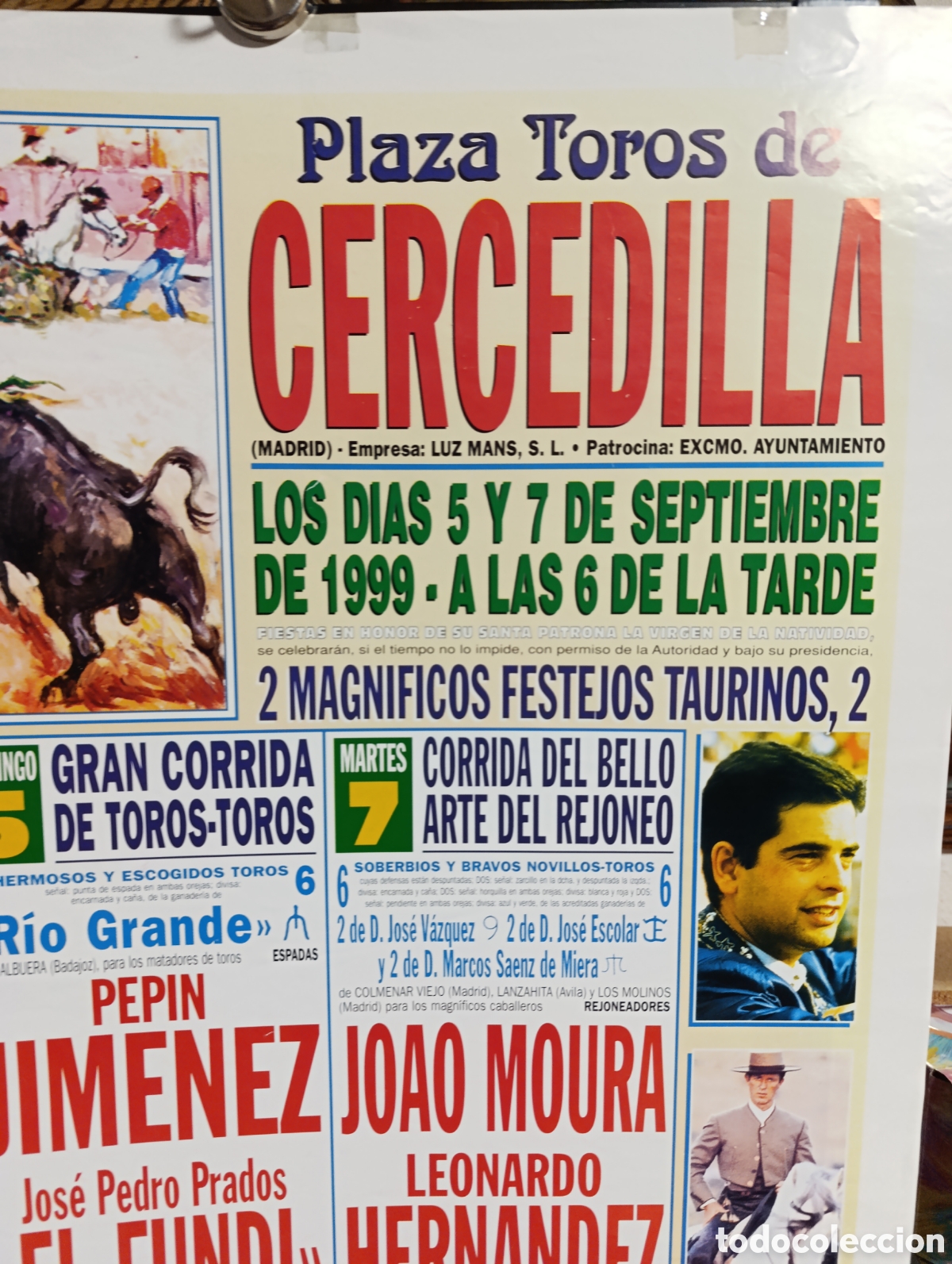 Carteles toros: Plaza de Toros de Cercedilla (Madrid) - Foto 2