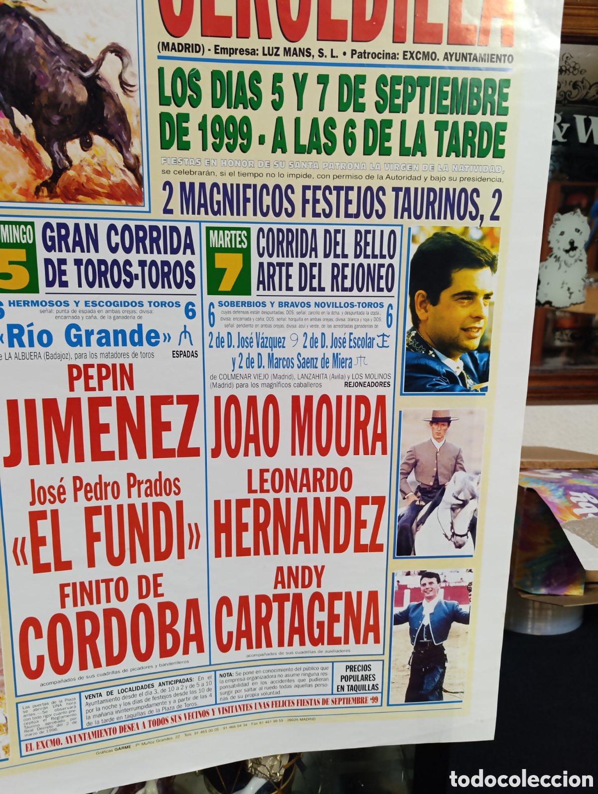 Carteles toros: Plaza de Toros de Cercedilla (Madrid) - Foto 4