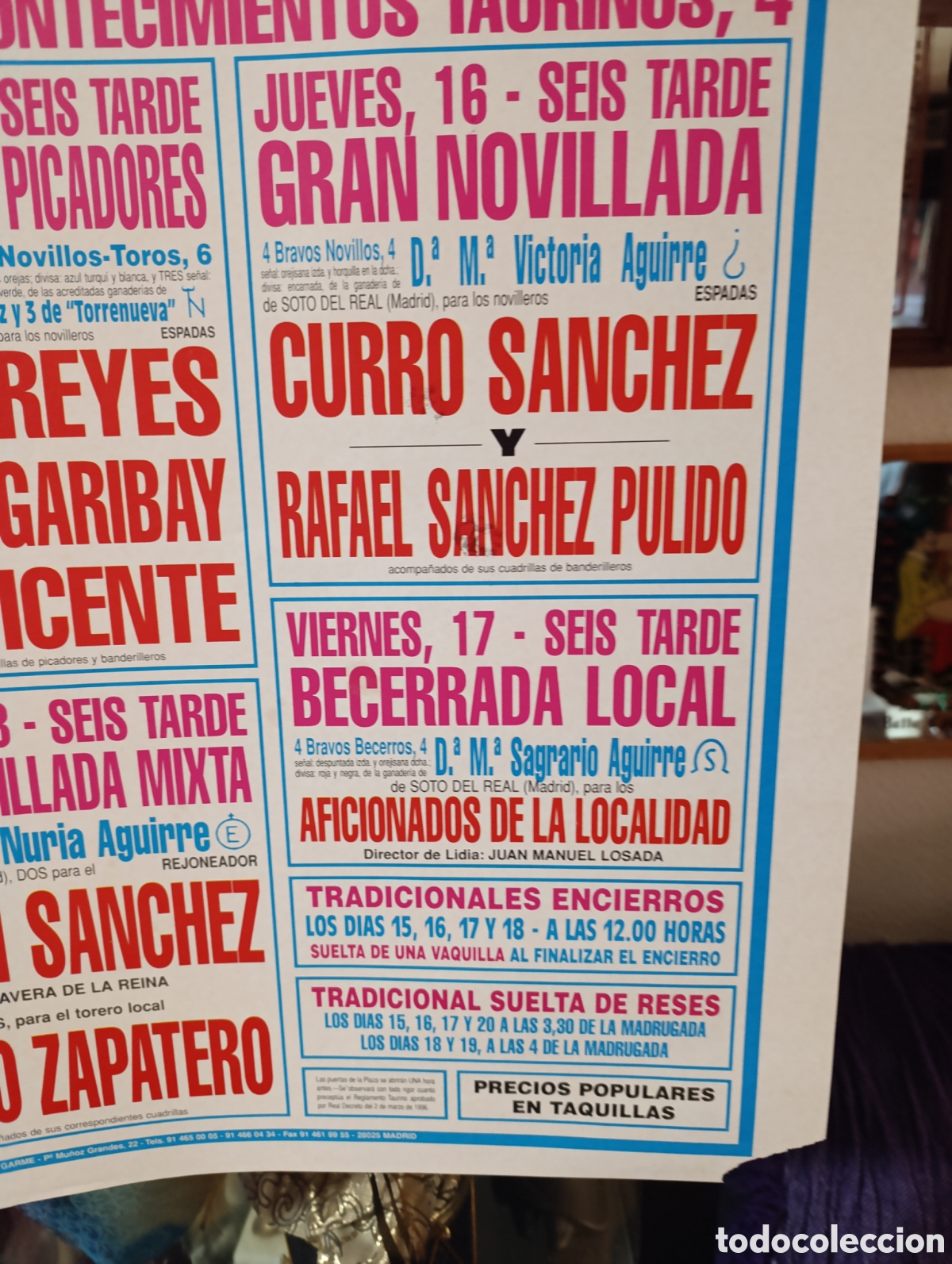 Carteles toros: Plaza de Toros de Becerril de la Sierra (Madrid) - Foto 4