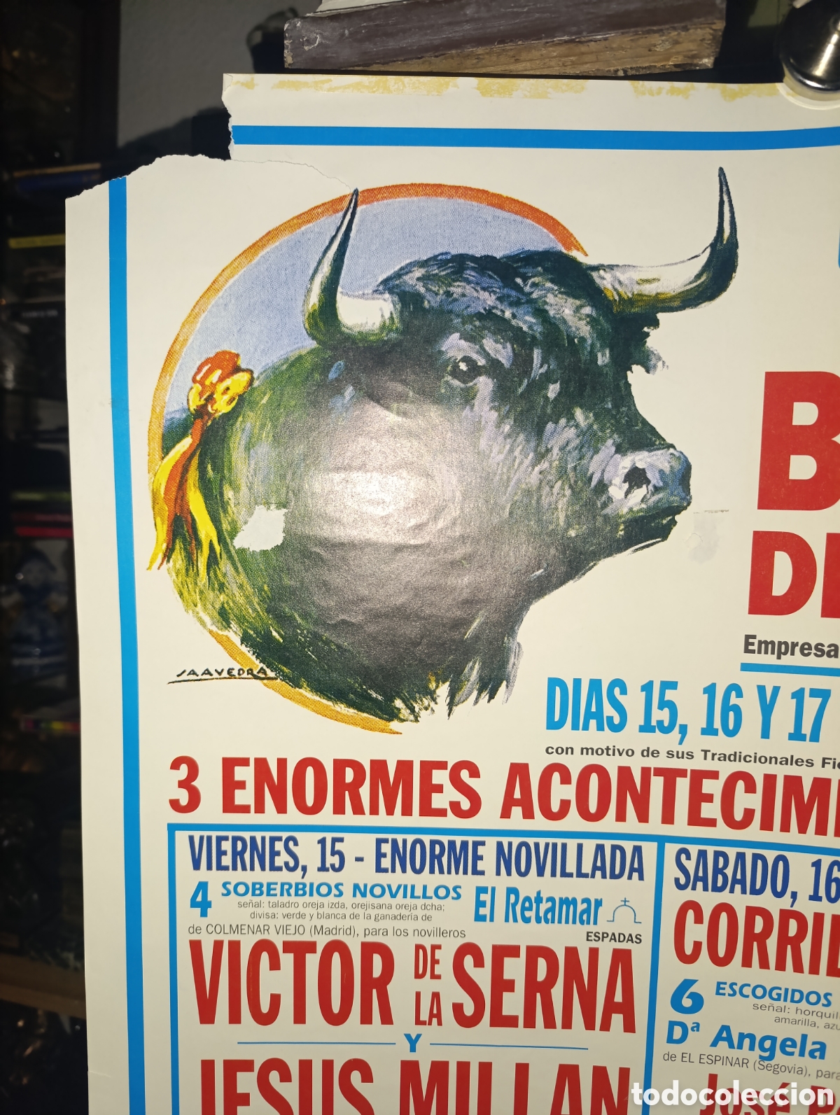 Carteles toros: Plaza de Toros de Becerril de la Sierra (Madrid) - Foto 2