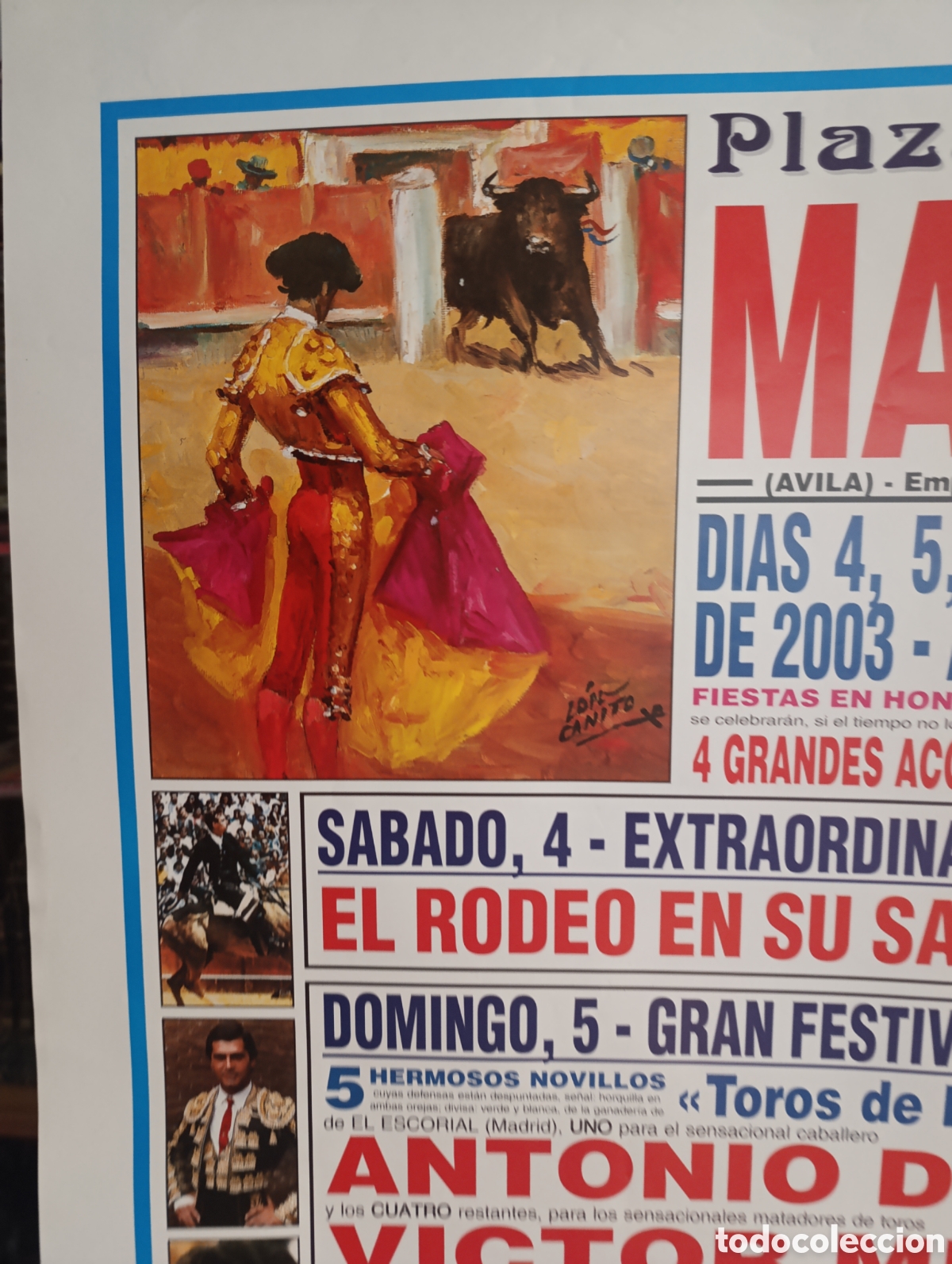 Carteles toros: Plaza de Toros de Maello (&Aacute;vila) - Foto 3