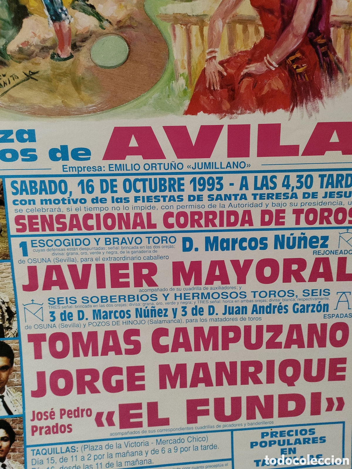 Carteles toros: Plaza de Toros de &Aacute;vila - Foto 3