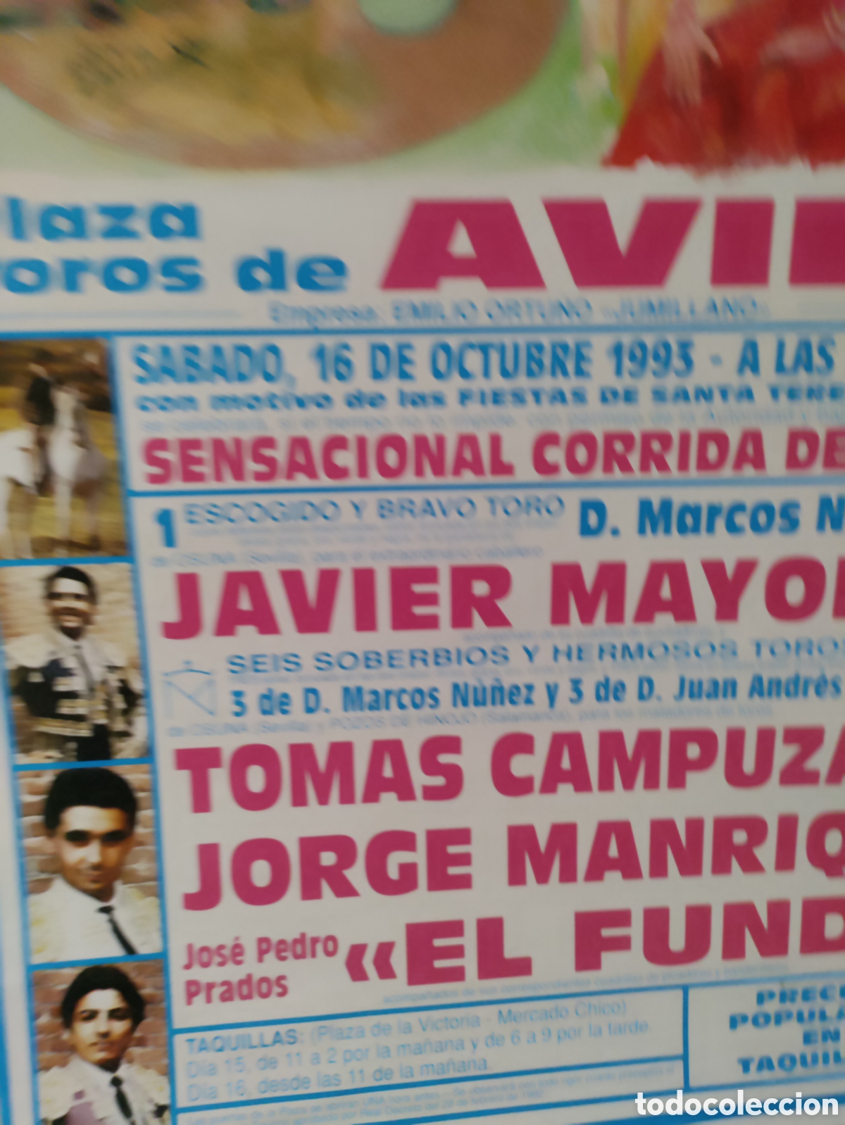 Carteles toros: Plaza de Toros de &Aacute;vila - Foto 4