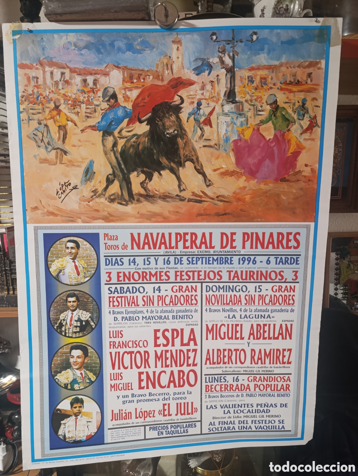 Carteles toros: Plaza de Toros de Navalperal de Pinares (&Aacute;vila), - Foto 1