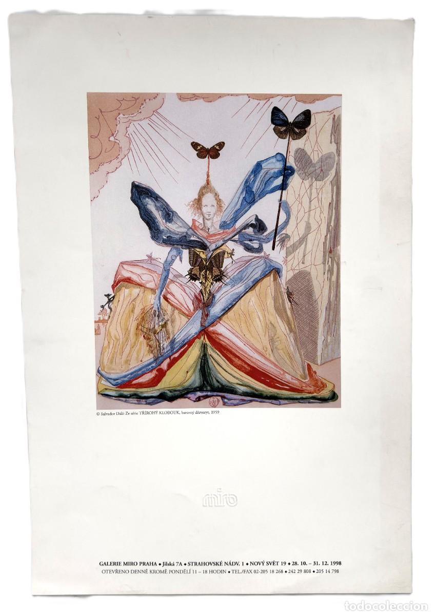 Carteles toros: CARTEL SALVADOR DALI PARA LA EXPOSICI&Oacute;N DE GALERIE MIRO PRAGA 1998 - SERIE LE TRICORNE - SURREALISMO