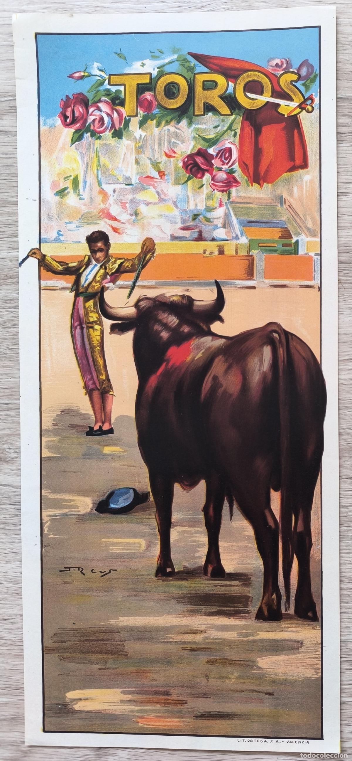 Carteles Toros: RW CARTEL TOROS SIN TEXTO J REUS LITOGRTAFIA ORTEGA CT473 RR