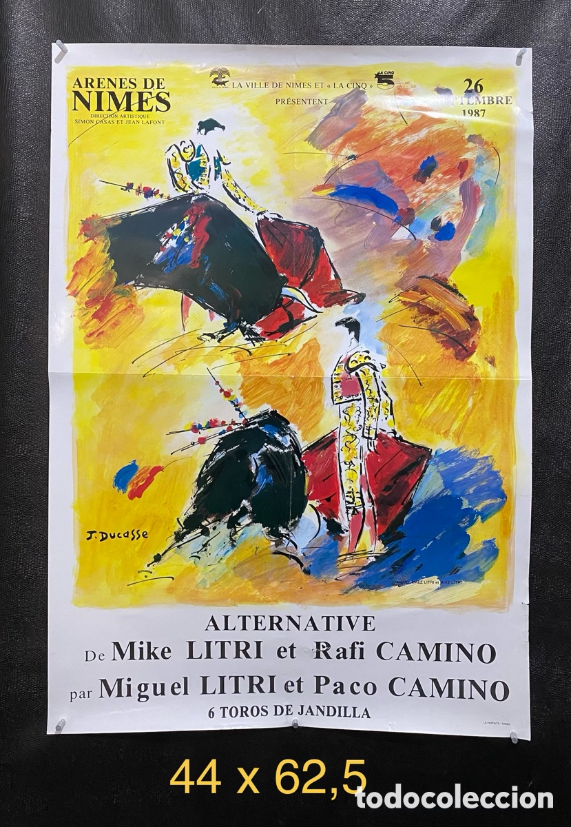 Carteles Toros: Cartel de toros Nimes