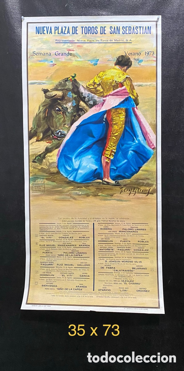 Carteles Toros: Cartel de corrida de toros