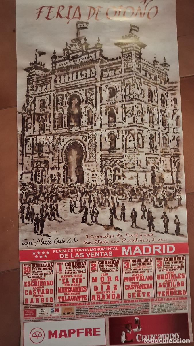 Carteles Toros: Cartel de toros. Madrid. Feria de Oto&ntilde;o 2010. 30 septiembre a 3 octubre.