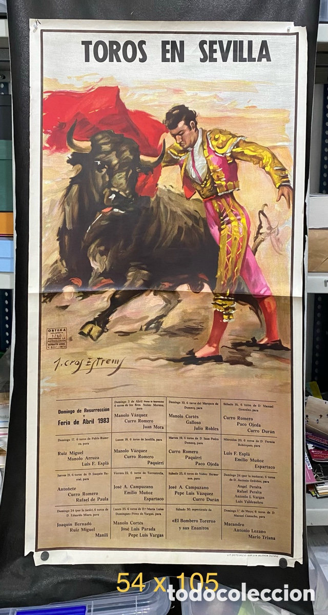 Carteles Toros: Cartel Feria de Sevilla 1983