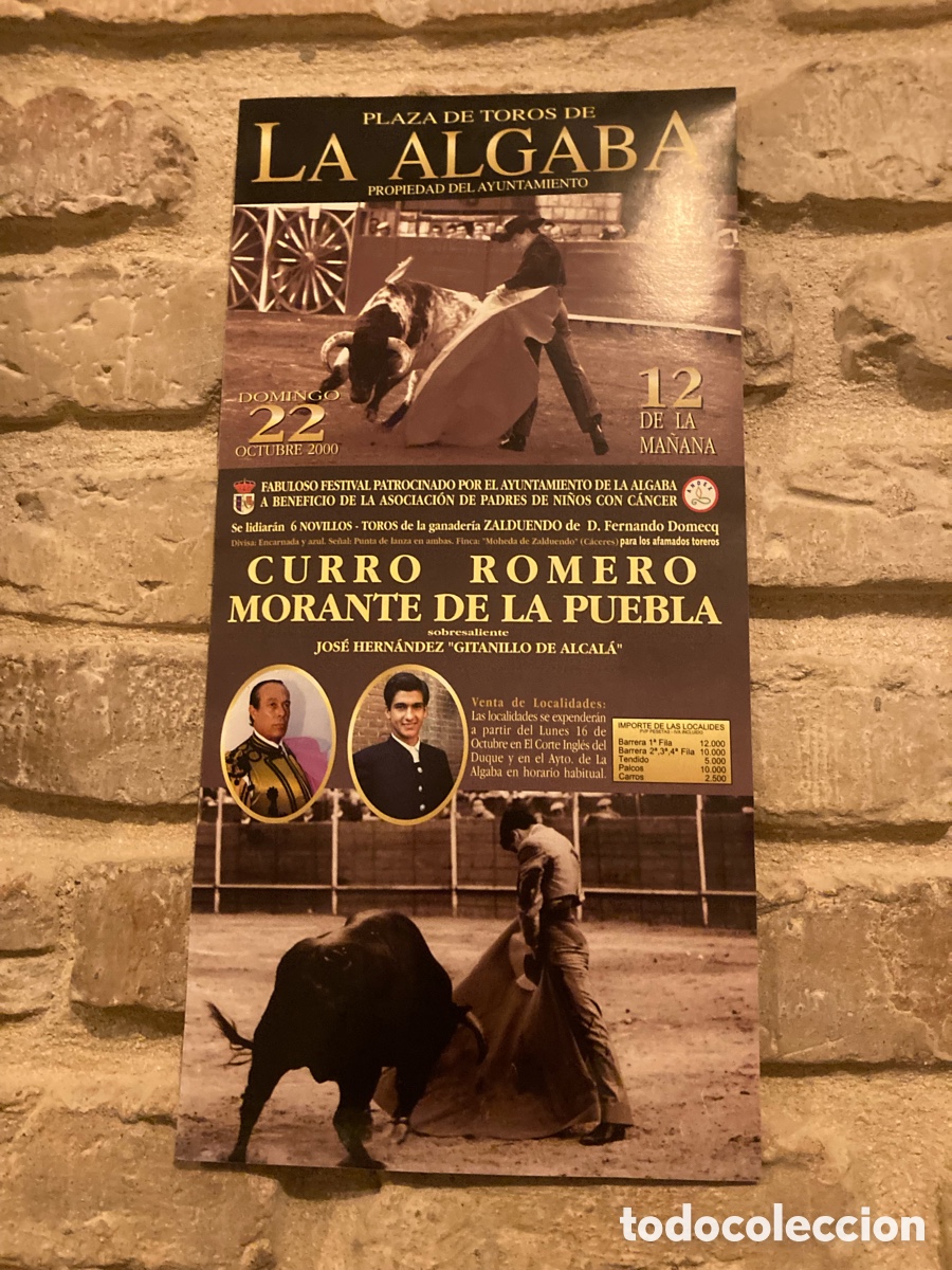 Carteles Toros: 6 Carteles toros retirada curro romero