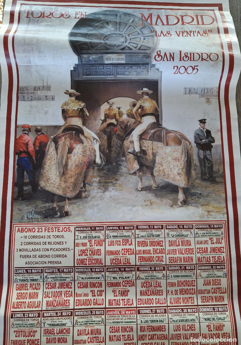 Carteles Toros: Cartel de toros. Madrid. San Isidro 2005. Dieciocho corridas, dos de rejones y tres novilladas.