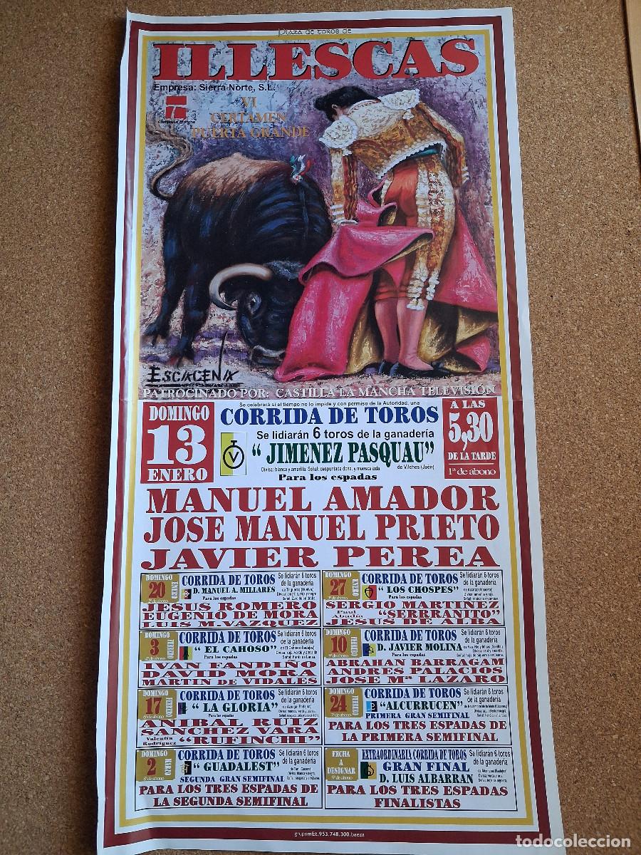 Carteles Toros: Cartel de toros. Illescas. VI Certamen Puerta Grande. Enero a marzo 2008.