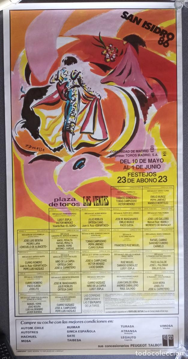 Carteles Toros: Cartel Toros Plaza De Toros Las Ventas San Isidro