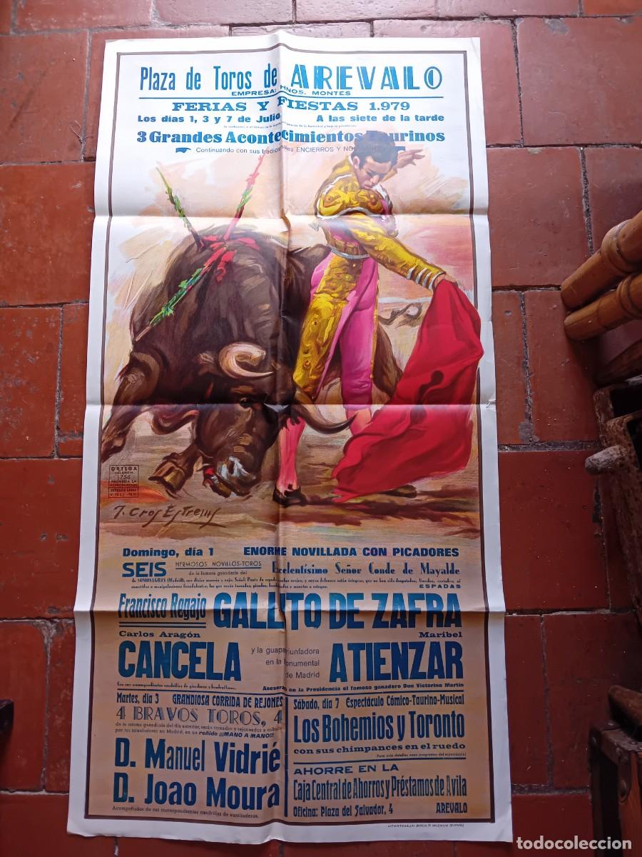 Carteles toros: Plaza de toros de Ar&eacute;valo a&ntilde;o 1979