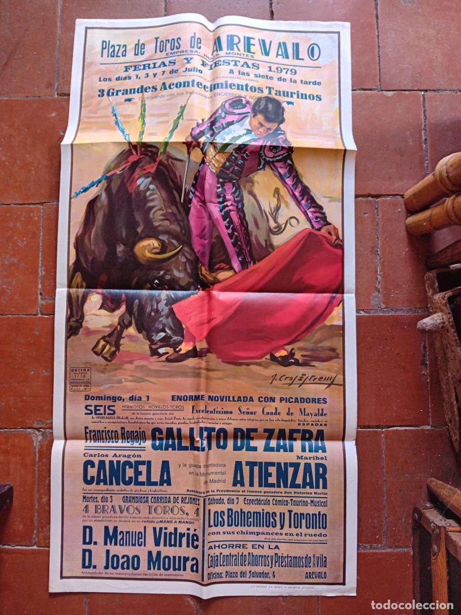 Carteles toros: Plaza de toros de Ar&eacute;valo a&ntilde;o 1979