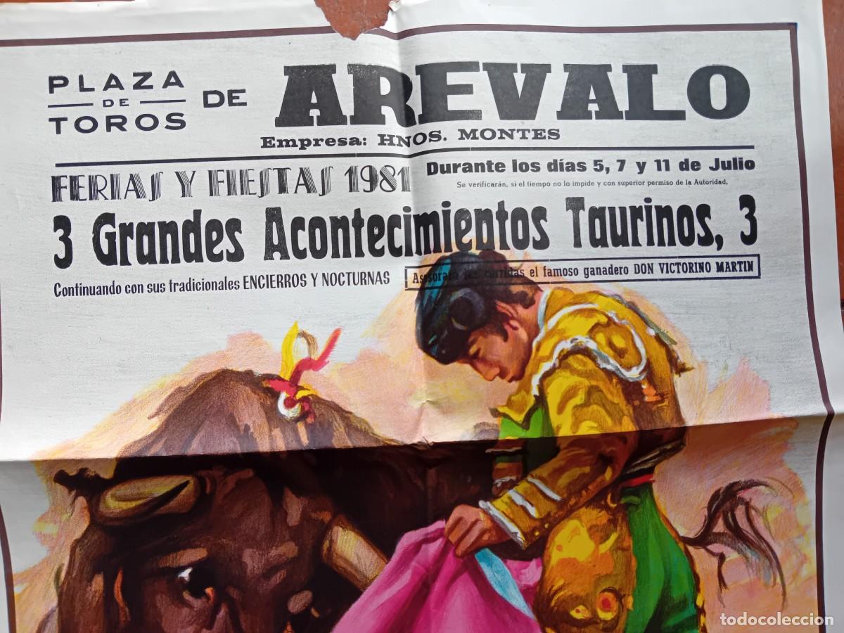 Carteles toros: Plaza de toros de Ar&eacute;valo a&ntilde;o 1981 - Foto 2