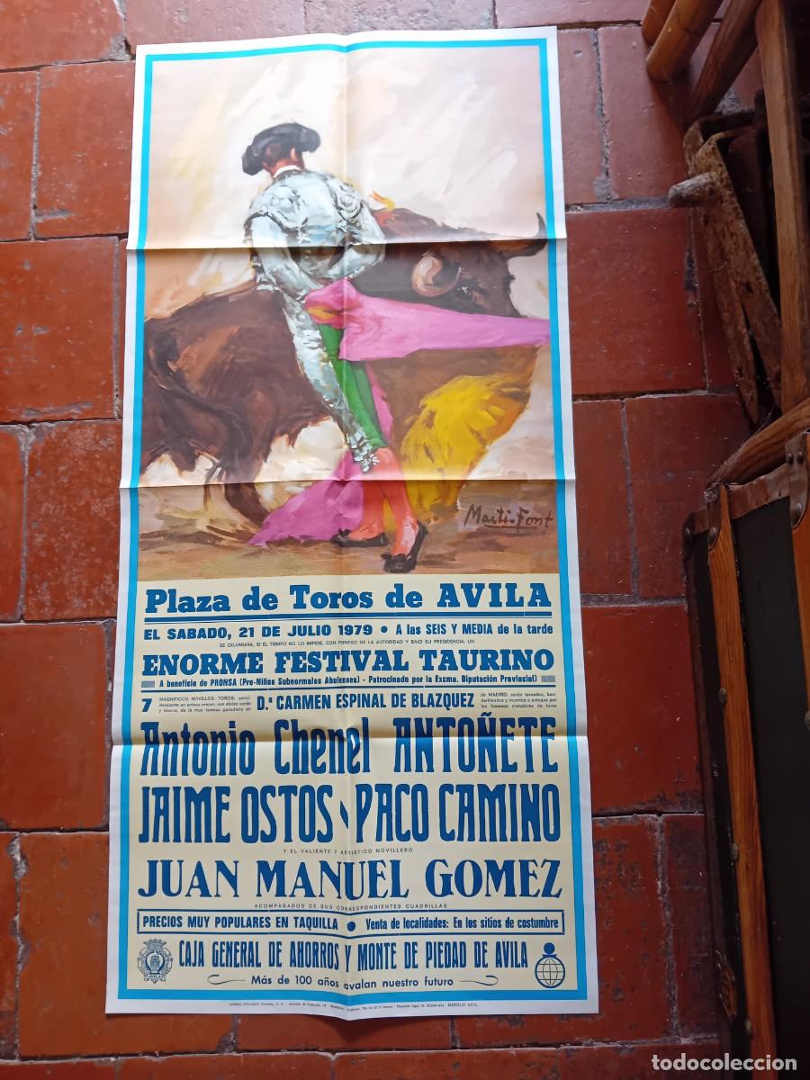 Carteles toros: Plaza de toros de &Aacute;vila 1979 - Foto 1