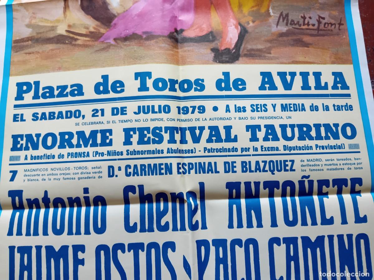 Carteles toros: Plaza de toros de &Aacute;vila 1979 - Foto 2