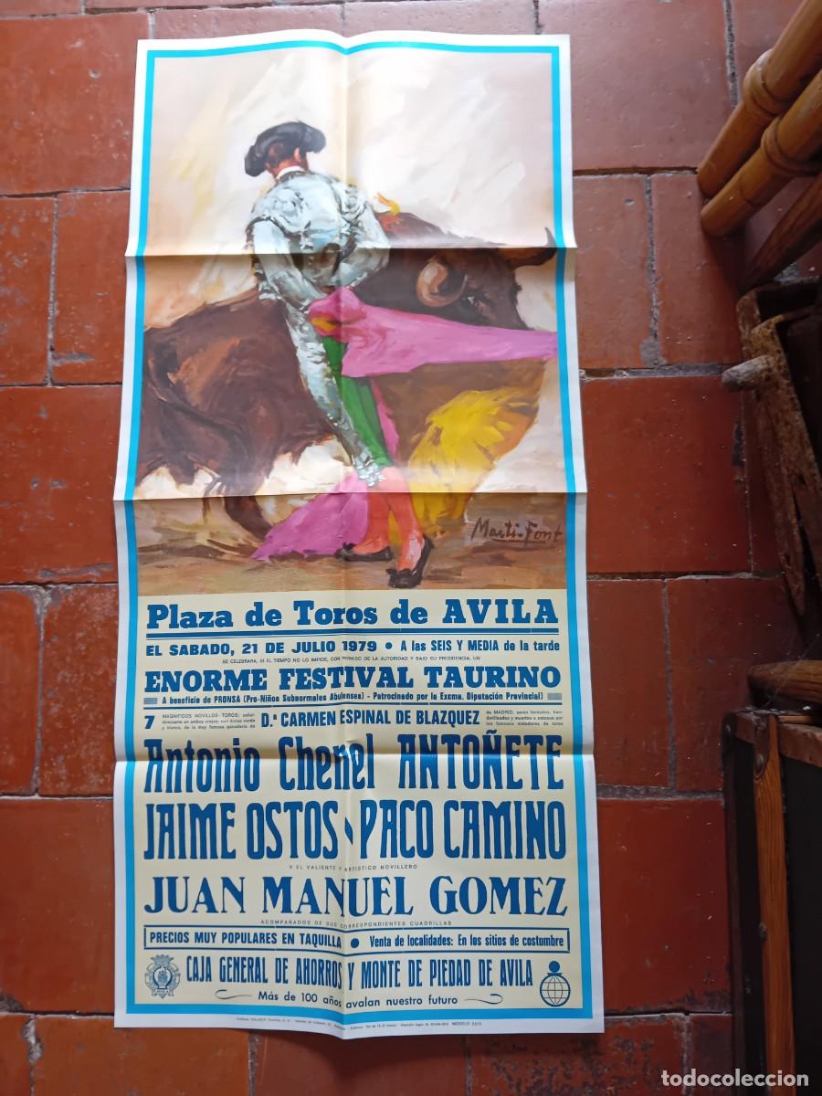 Carteles toros: Plaza de toros de &Aacute;vila 1979 - Foto 1