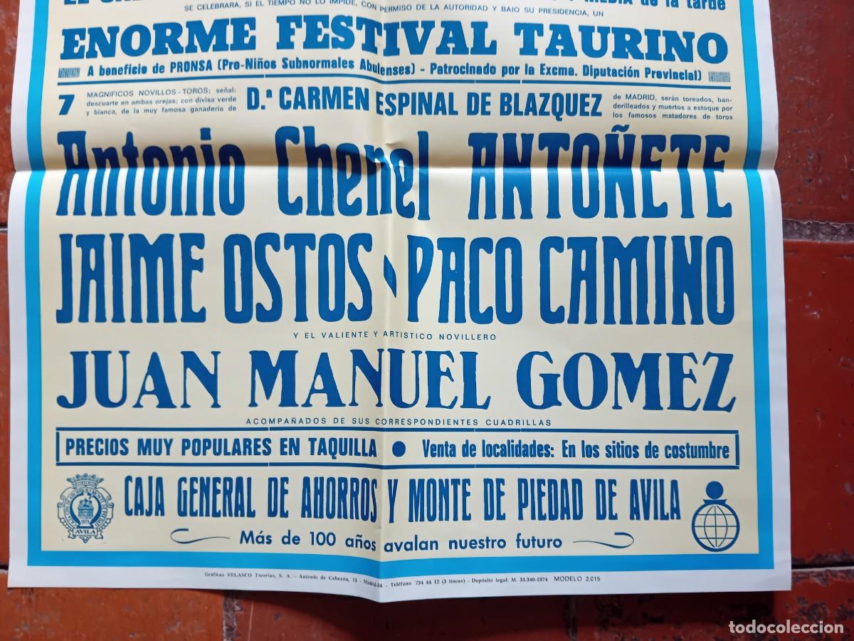 Carteles toros: Plaza de toros de &Aacute;vila 1979 - Foto 3